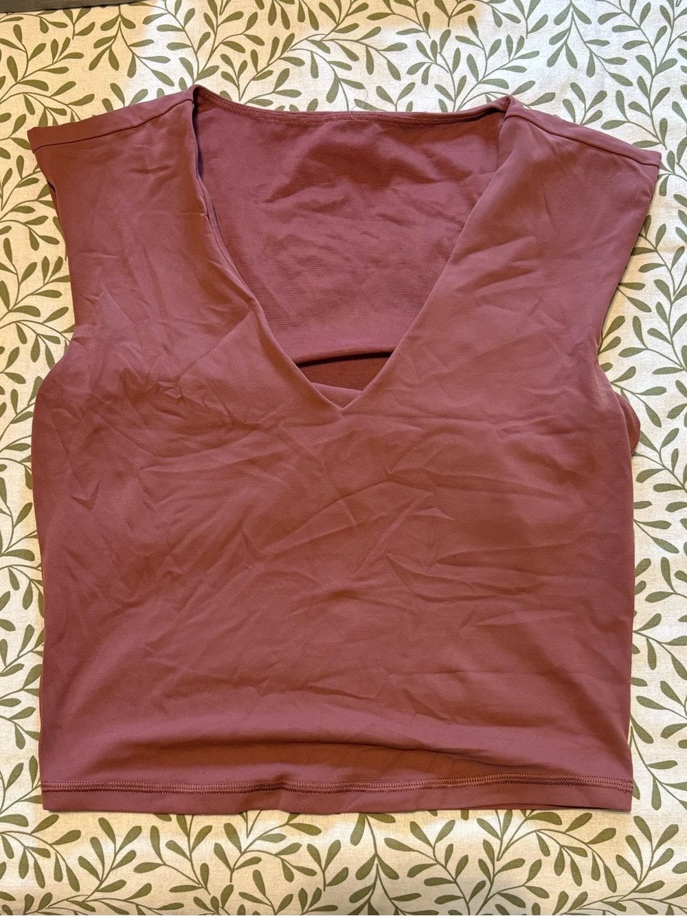 Athleta V-Neck Sleeveless double-lined Tank Top